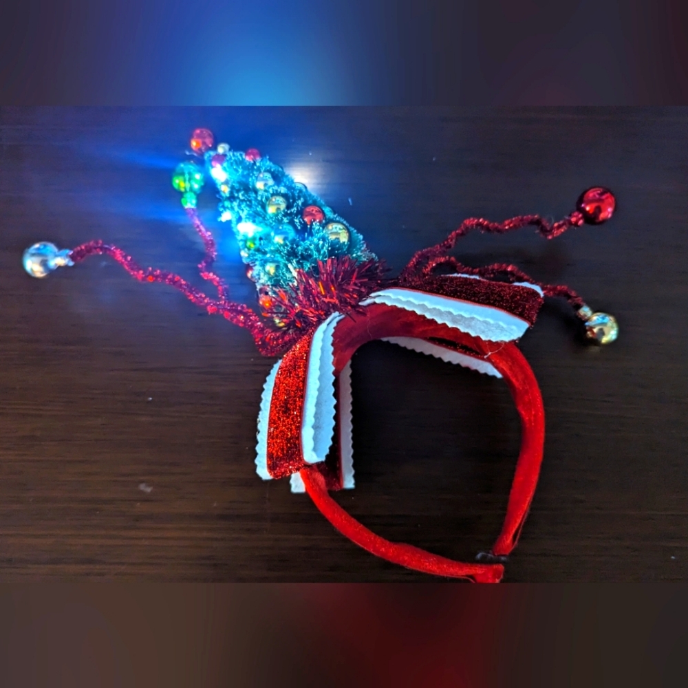 Light-up Christmas Tree Headband